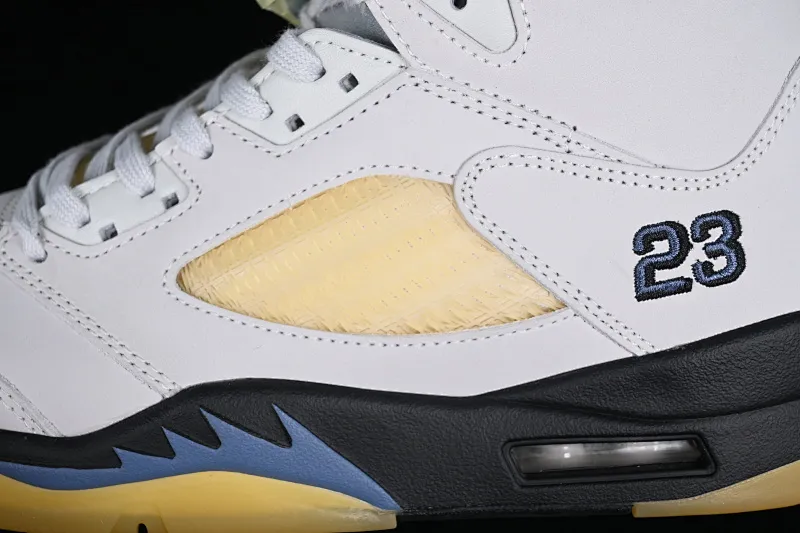 All categories Air Jordan Jordan series basketball shoes Air Jordan 5 pure original version A Ma Maniere x Air Jordan 5 Retro "Photon Dust" AJ5 Joe 5 light tooth white joint model FZ5758-004